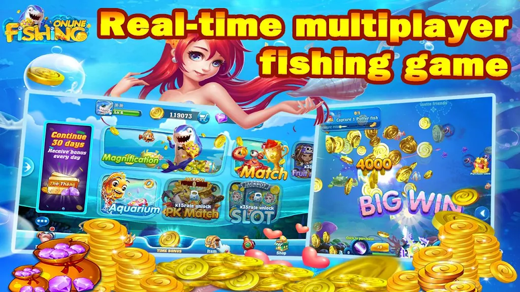 Fishing Online: Classic fish machine, free game Captura de tela 1