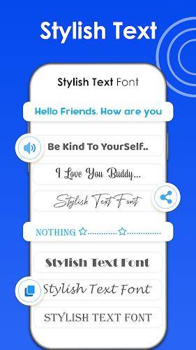 Fonts Keyboard : Stylish Font スクリーンショット 1